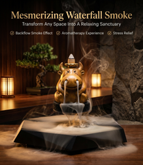 Luxcig Floating Fortune Bull – Magnetic Levitation Backflow Incense Burner