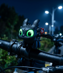 Luxcig Wind-Flapping Dragon Vehicle Decoration Accessory with Glowing Eyes for Bicycle, Motorcycle & Car