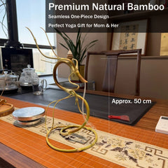 Luxcig Bamboo Dragon Backflow Incense Burner - 50cm | Perfect for Yoga, Meditation & Home Decor