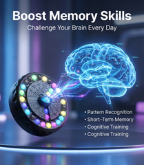 Luxcig Spinner Puzzle – Brain Training, Memory Challenge & Fidget Stress Relief Toy