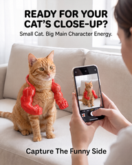 Luxcig Muscular Arm Cat & Dog Collar Pendant – Funny Pet Neck Accessory
