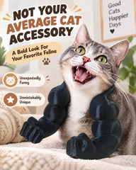 Luxcig Muscular Arm Cat & Dog Collar Pendant – Funny Pet Neck Accessory