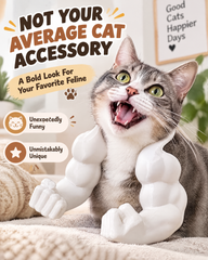 Luxcig Muscular Arm Cat & Dog Collar Pendant – Funny Pet Neck Accessory