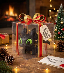 Luxcig Wind-Flapping Dragon Vehicle Decoration Accessory with Glowing Eyes for Bicycle, Motorcycle & Car
