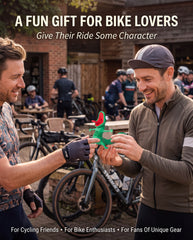 Luxcig 3D-Printed Lizard Bike Handlebar Decoration – Wobble Bicycle Accessory & Unique Gift for Cyclists