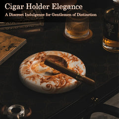 LUXCIG Red Glaze Ceramic Ashtray – Tang Dynasty Inherited Craftsmanship and Hand-Painted Dog, Symbol of Luck and Heritage