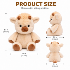 Luxcig Walking Cow Plush – 45cm Interactive Moving Stuffed Toy