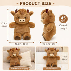 Luxcig Walking Cow Plush 45cm –  Wiggling Cute Toy Gift