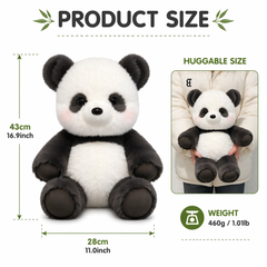 Luxcig Animated Panda Plush 43cm – Walking & Wiggling Cute Toy Gift