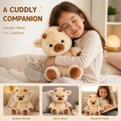 Luxcig Walking Cow Plush – 45cm Interactive Moving Stuffed Toy