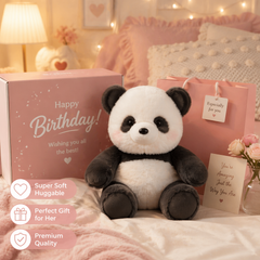 Luxcig Animated Panda Plush 43cm – Walking & Wiggling Cute Toy Gift