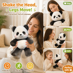 Luxcig Animated Panda Plush 43cm – Walking & Wiggling Cute Toy Gift