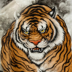 LUXCIG Tiger Roar Ceramic Cigar Tray – Artisan luxury Gift for Him