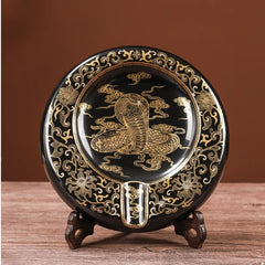 LUXCIG Ceramic Snake Ashtray – Ancient Craftsmanship in Fine Porcelain, Handcrafted Luxury Cigar Gift